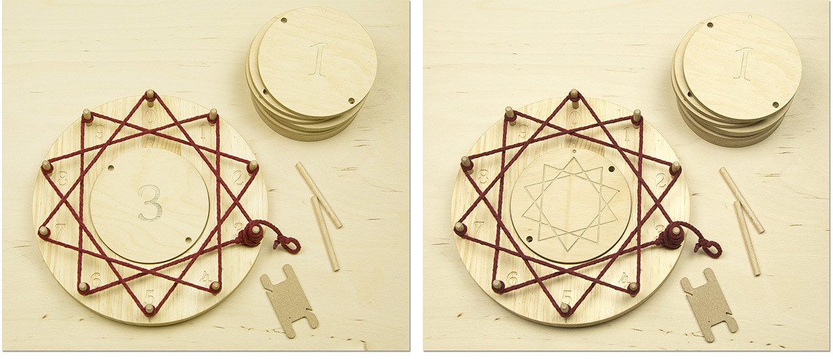 Círculo de creación Waldorf/Montessori en uso