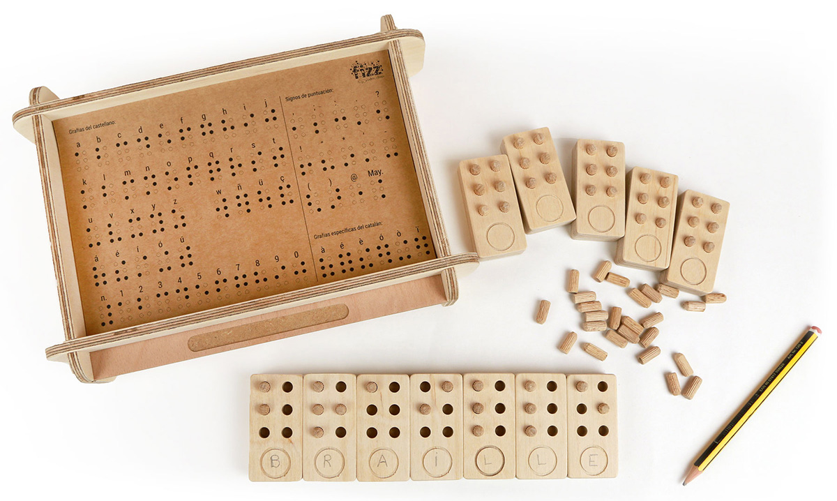 Conjunto completo del Aprende Braille Fizz